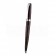 Christian Dior Silver Rimmed Fully Embossed Brown Ballpoint Pen  622731