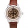 Emporio Armani Meccanico Brown Leather Strap Open Dial 98249