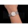 Patek Philippe Calatrava Gray Dial Diamond Markings Rose Gold Case Gray Leather Strap