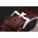 Vacheron Constantin Tourbillon White Dial Stainless Steel Case Brown Leather Bracelet