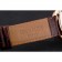 Hermes Dressage White Dial Rose Gold Case Brown Leather Strap