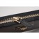 Prada Vernice Saffiano Leather Zip Around Black Wallet