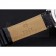 Rolex Cellini Black Dial Stainless Steel Case Black Leather Bracelet  622724