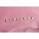 Burberry Medium Backpack Pink Nylon Black Leather Trim 18927047