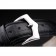 Patek Philippe Geneve Calatrava Crystal Studded Hour Marker White Dial Black Leather Strap