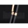 Christian Dior Gold Rimmed Black Ballpoint Pen  622735