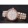 Swiss Vacheron Constantin Traditionnelle White Dial Diamond Bezel Rose Gold Case Two Tone Bracelet