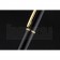 Cartier Gold Rimmed Black Ballpoint Pen  622759