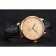 Patek Philippe Calatrava Gold Dial Gold Case Black Leather Strap