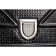 Dior Metallic Perforated Diorama Small Flap Bag Black 18926710