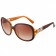 Hermes Oversized Round Frame Brown Sunglasses 308099