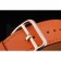 Hermes Heure H Rose Gold Bezel Orange Leather Strap White Dial 80234