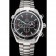 Swiss Omega Seamaster Chronograph Black Dial Black Bezel Stainless Steel Case And Bracelet