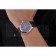 Omega DeVille Prestige Small Seconds Blue Dial Gold Case Brown Leather Bracelet  622601