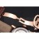 Swiss Cartier Rotonde Annual Calendar White Dial Rose Gold Case Brown Leather Strap