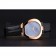 Omega Ladies Watch Sky Blue Dial Gold Case Black Leather Strap  622821