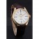 Rolex Cellini White Dial Gold Case Brown Leather Strap  622833