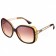 Hermes Studded Carriage Detail Brown Frame Sunglasses 308093