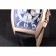 Franck Muller Casablanca White Dial Numbers Rose Gold Bezel 80304