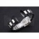 Tag Heuer Plated Stainless Steel and Black Rubber Bracelet  622501