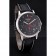 Longines Column Wheel Black Dial Silver Stainless Steel Case Black Leather Strap