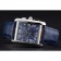 Cartier Tank MC Blue Dial Stainless Steel Case Blue Leather Bracelet  622691