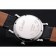 Cartier Ronde Second Time Zone White Dial Stainless Steel Case Black Leather Strap  622798