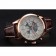 Breitling Chronomat Blue Dial Stainless Steel Case Gold Bezel Blue Leather Strap