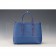 Prada Saffiano Double Tote Blue