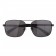 Prada Square Linea Rossa Logo Black Frame Sunglasses 308218