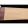 Cartier Calibre White Dial Gold Case Brown Leather Bracelet