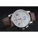 Montblanc Twinfly Chronograph White Dial Brown Leather Bracelet 1454117