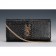 Saint Laurent Monogram Clutch Python Leather Gold Hardware Black Bag 18926869