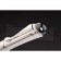 MontBlanc Black Ballpoint Pen With MB Engraved And Crystal Studded Curved Silver Cap