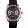Tag Heuer Carrera Stainless Steel Case Black Dial Black Leather Strap