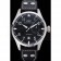 IWC Pilot 7 Day Black Dial Black Leather Bracelet