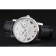 Swiss Vacheron Constantin Patrimony Quantieme Reserve De Marche White Dial Stainless Steel Case Black Leather Strap