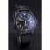 Swiss IWC Mark XVII Black Steel Case Black Dial Black Leather Bracelet  622667