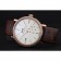Piaget Altiplano Diamond Gold Case White Dial Brown Leather Bracelet  622627