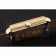 Piaget Emperador Limited Edition White Dial Engraved Gold Case Brown Leather Bracelet  1454139