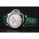 Panerai Radiomir White Dial Stainless Steel Case Green Leather Strap 1453804