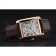 Cartier Tank MC White Dial Gold Case Brown Leather Strap  622578