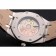 Swiss Audemars Piguet Royal Oak Black Dial Steel Case With Diamonds Black Leather Strap