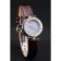 Bvlgari B.ZERO1 Pearl Dial Diamond Numerals Purple Leather Bracelet