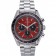 Omega Speedmaster Red Grey Stainless Steel Strap  622054