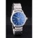 Omega Swiss DeVille Stainless Steel Bezel Blue Dial 7602