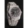 Swiss Rolex Day-Date Black Dial Diamond Case Diamond Numerals Stainless Steel Bracelet 1453966