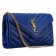 Saint Laurent Monogram Wallet On Chain Blue