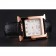 Hermes Heure H White Dial Gold Case Black Leather Strap