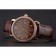 Cartier Ronde Solo Brown Dial Diamond Hour Marks And Bezel Rose Gold Case Brown Leather Strap